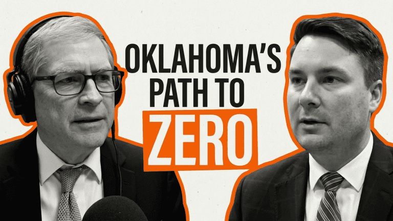 Image of the thumbnail for the Leave Us Alone's podcast episode on Oklahoma's Path to Zero